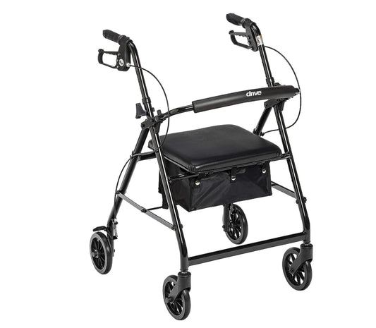 Foldable Rollator Walker with Seat For sale